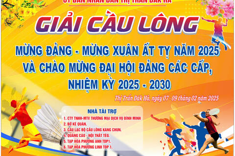 Giải cầu lông mở rộng năm 2025