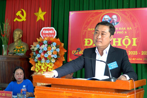 ĐẠI HỘI CHI BỘ TỔ DÂN PHỐ 8 LẦN THỨ XV, NHIỆM KỲ 2025 - 2027
