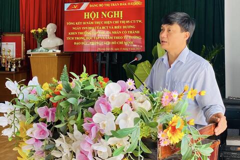 TỔNG KẾT 10 NĂM THỰC HIỆN CHỈ THỊ 05 CỦA BỘ CHÍNH TRỊ VỀ HỌC TẬP VÀ LÀM TƯ TƯỞNG ĐẠO ĐỨC PHONG CÁCH HỒ CHÍ MINH