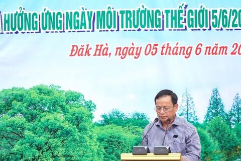 LỄ PHÁT ĐỘNG TRỒNG CÂY ĐỜI ĐỜI NHỚ ƠN BÁC HỒ NĂM 2025 VÀ HƯỞNG ỨNG NGÀY MÔI TRƯỜNG THẾ GIỚI 05/6/2025